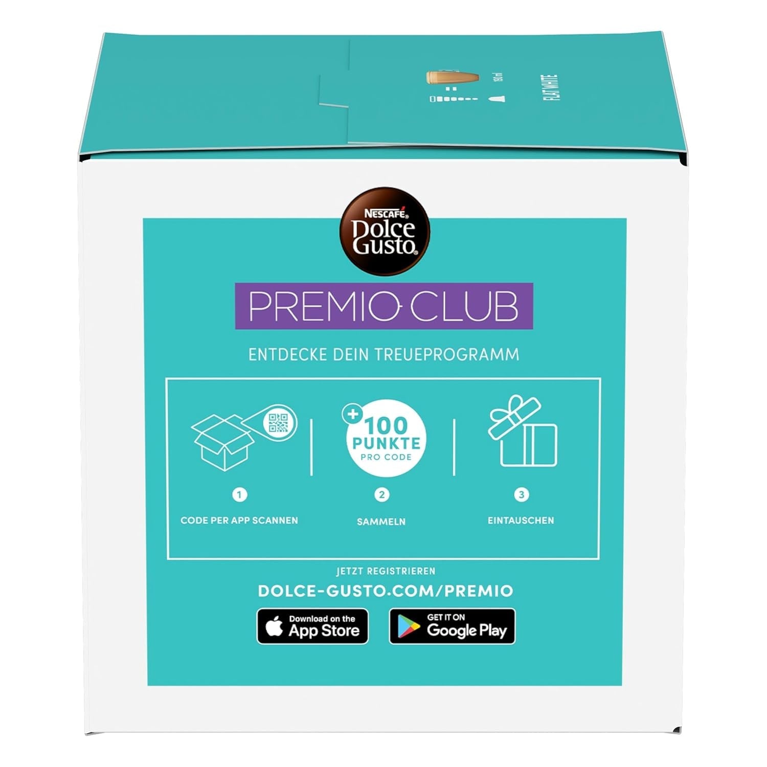 NESCAFÉ DOLCE GUSTO Flat White Kaffeekapseln 3er-pakket (3 x 16 Kapseln)