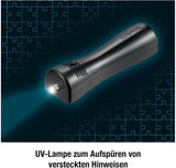 De drie??? - Misdaadpuzzel - De villa van de puzzels van KOSMOS 697976, 300 stukjes, Glow in the dark, Met UV-lamp, Lezen, Puzzel, Puzzels oplossen, Detectivepuzzel Vanaf 10 jaar Puzzel Naty Shop