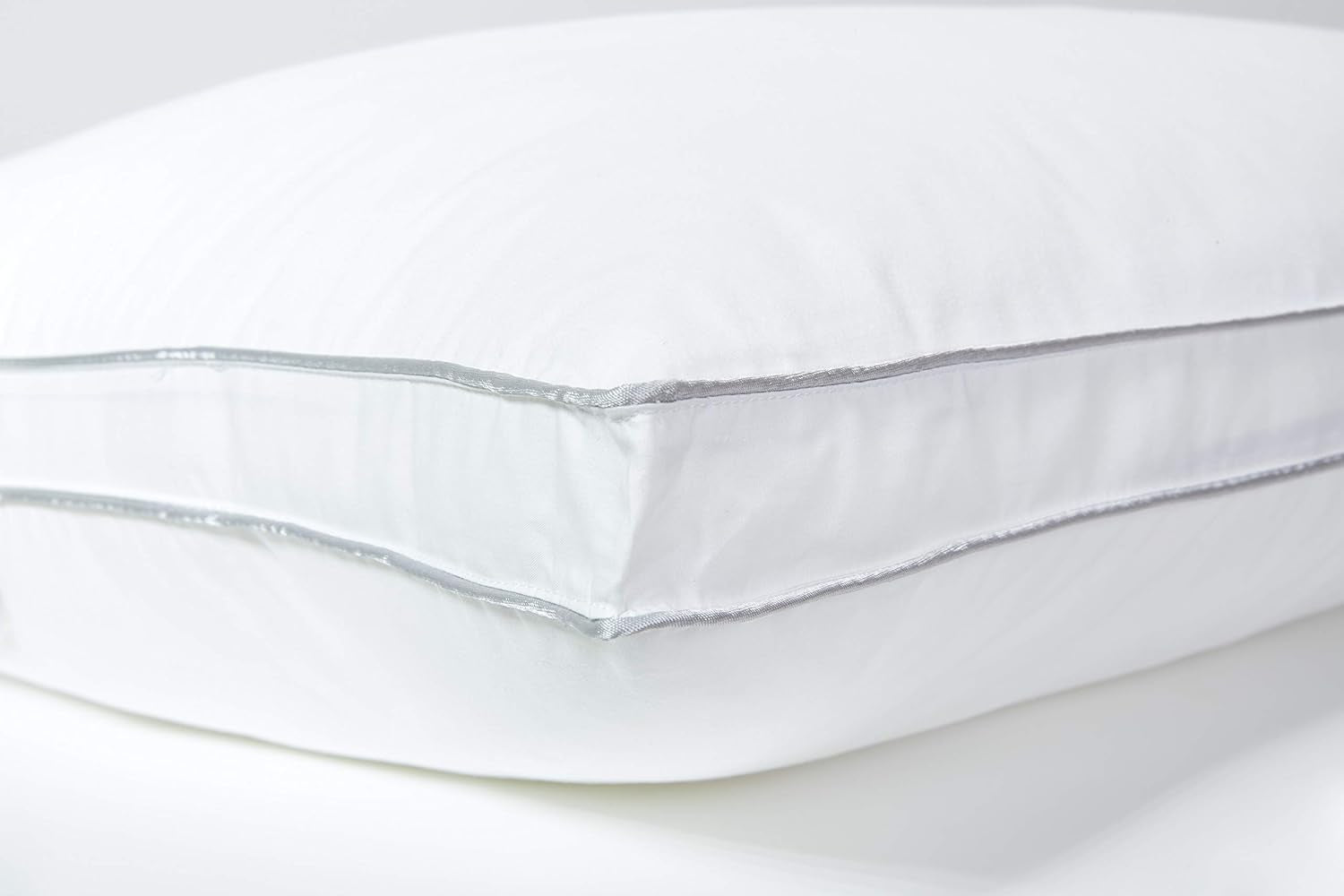 Kussen, Katoen, Percal, 50 X 70 Cm, Fijne Afwerking, Comfort, Percal, 100% Katoen, Hoge Kwaliteit, Zacht, Gemaakt in Frankrijk, Wit 73130220 Naty Shop Standaard Kussens