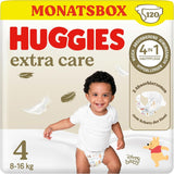 Huggies Extra Care Disney Babyluiers, maat 4, 120 luiers (2x60), maanddoos