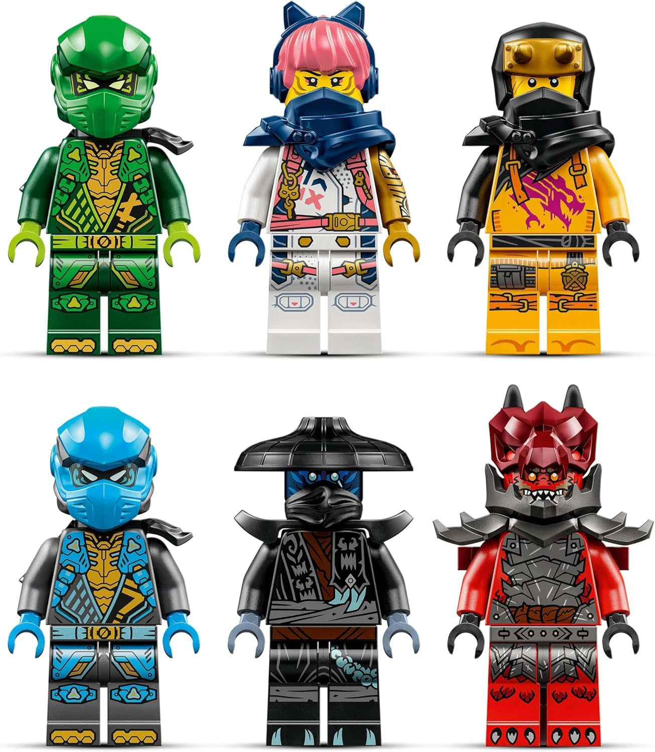 LEGO NINJAGO Chaos Dragon Thundertooth - Speelgoed met 6 Ninja-minifiguren - Rollenspel-bouwset voor jongens en meisjes vanaf 8 jaar - Cadeaus voor Rise of the Dragons TV-seriefans 71832 Bouwsets Beuche in LEGO-Store