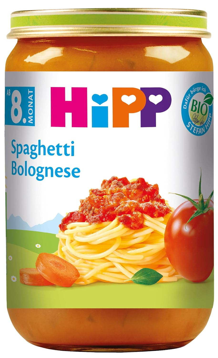 HiPP Spaghetti Bolognese, 6 stuks (6 x 220 g)