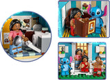 LEGO Ç€ Disney Strandhuis van "Lilo and Stitch" - Bouwspeelgoed met 6 kamers, observatorium, ruimteschip en 5 minifiguren - verjaardagscadeau voor meisjes en jongens vanaf 9 jaar en fans 43268 Besuche den LEGO-Store bouwsets