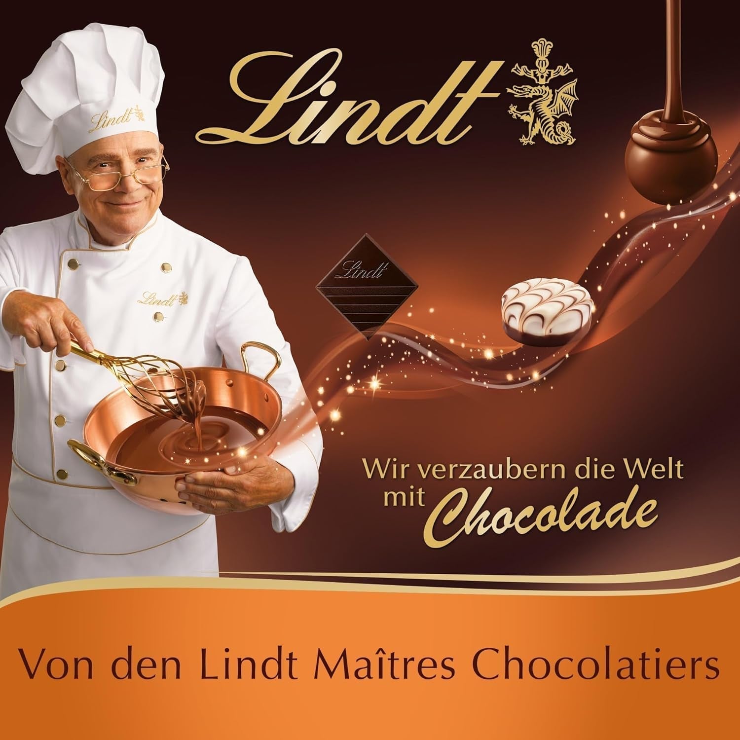 Lindt Schokolade - PATISSERIE Chocolademousse | 6 X 110G | Backmischung Für 4 Portionen Fluffige Mousse Al Cioccolato Aus Finester Schokolade | Patisserie | Backmix | Schokoladengeschenk Mix voor bakken en koken Naty Shop