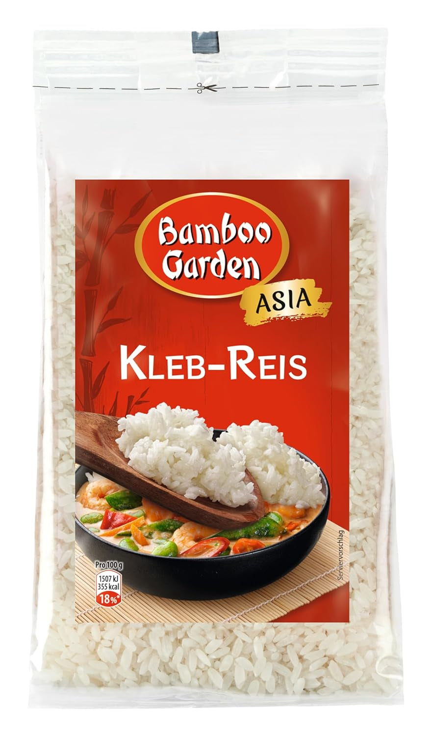 Bamboo Garden - Kleefrijst, 500g per zak
