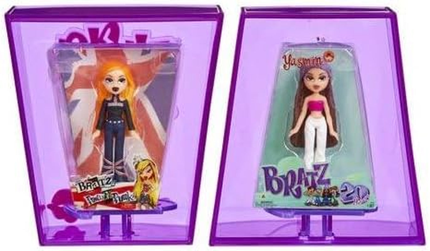 Bratz Miniverse MGA's Y2K Nostalgia Flashback Minis Limited Edition poppen - SURPRISE PACK - 2 Bratz Mini-poppen en vitrine - Geweldig cadeau voor kinderen en verzamelaars 6+