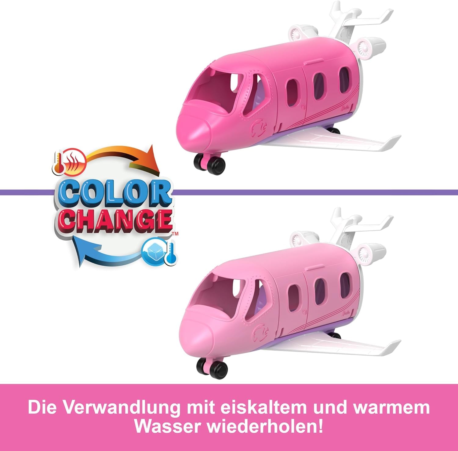 Mini BarbieLand Barbie pop en speelgoedvoertuigsets, 1,5" pop en iconisch kleurveranderend verrassingsspeelgoedvoertuig, HYF40
