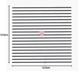 Grafik Werkstatt Servetten met spreuk 20 stuks 25 cm x 25 cm zwart en wit hart (pak van 2)