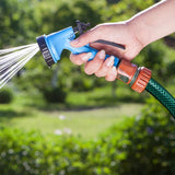 Relaxdays tuinslang 50m universele waterslang 1/2 inch van PP voor het besproeien van bloembedden en gazons donkergroen groen