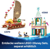 LEGO Disney Princess kasteel Assepoester en paardenkoets, set voor meisjes vanaf 6 jaar, fantastisch speelgoed met prinses Assepoester en charmante prins mini-poppen, cadeau-idee voor Disney-fans 43275 Bouwsets Beuche in LEGO-Store