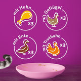 WHISKAS Junior natvoerzakjes, multipack, selectie van gevogeltevlees in gelei, 12 x 85 g