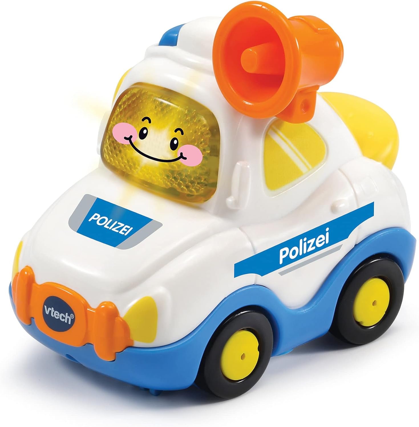 Vtech TUT TUT Baby Flitzer - Politie - Voor 1-5 jaar & TUT TUT Baby Flitzer - Brandweerwagen - Speelgoedauto met muziek, lichtknop, zinnen en interessante geluiden - Voor 1-5 jaar Babyspeelgoed Naty Shop