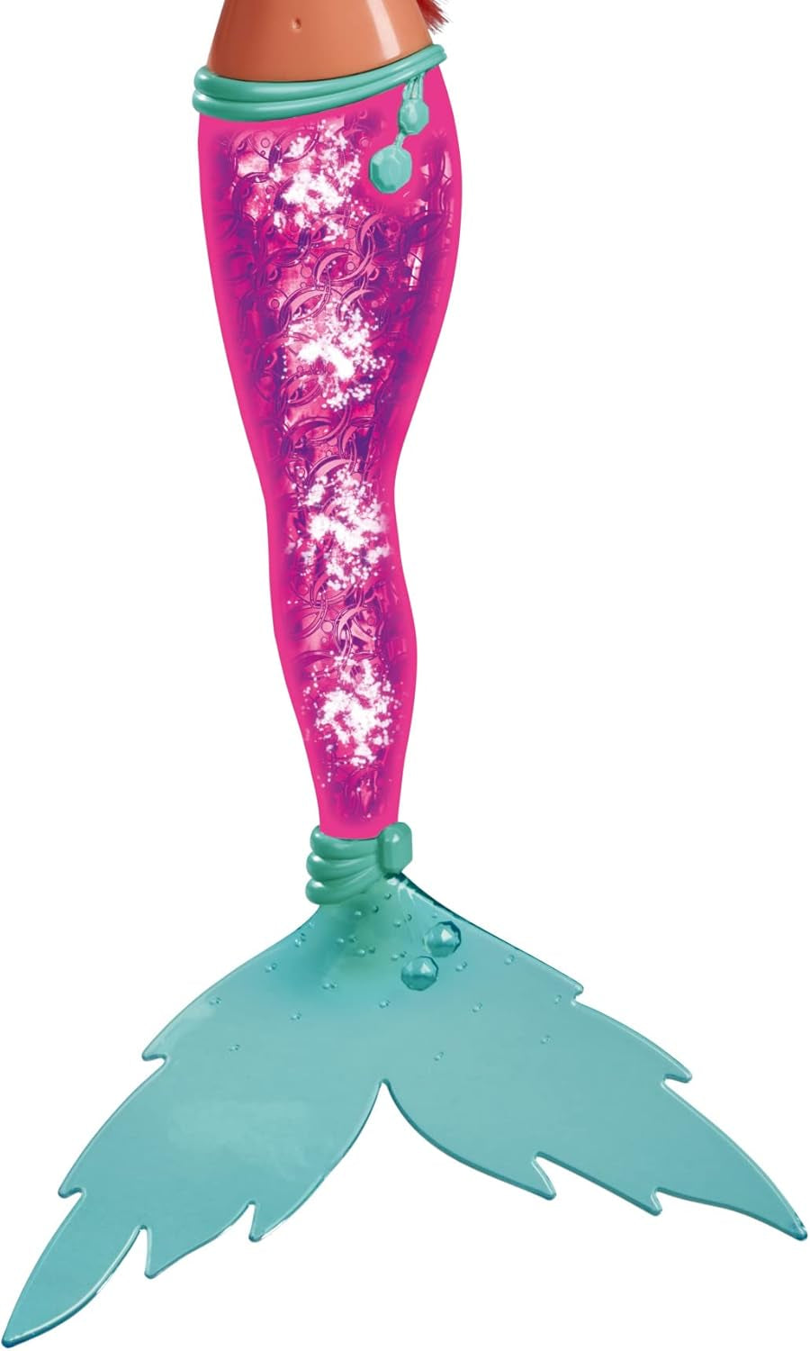 Simba 105733656 - Steffi Love sprankelende zeemeerminpop (39 cm) - Gloeiende zeemeermin van kleur veranderende lichtgevende regenboog, waterdicht speelgoed voor kinderen vanaf 3 jaar