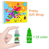 DecorRom, set van 10 vloeibare voedingskleurstoffen, 10 x 10 ml Naty Shop