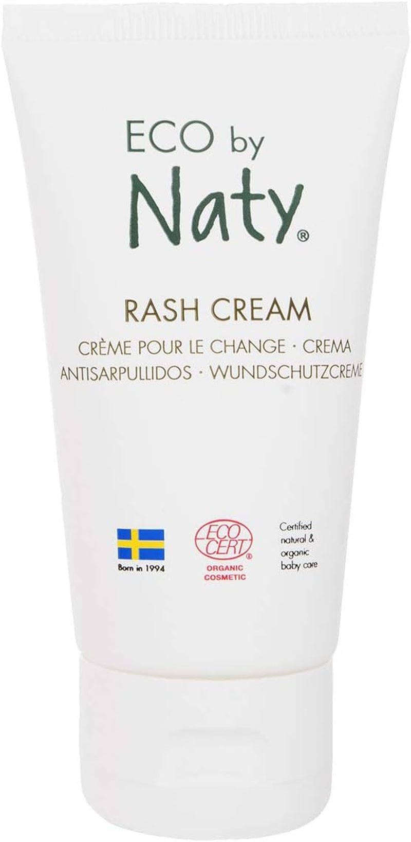 Eco by Naty, wondzalf voor baby's, biologische plantaardige ingrediënten met 0% geur, hypoallergeen en dermatologisch getest, tube 50 ml Kinderen - Bad- en Huidverzorging Naty Shop Zalf voor kinderen
