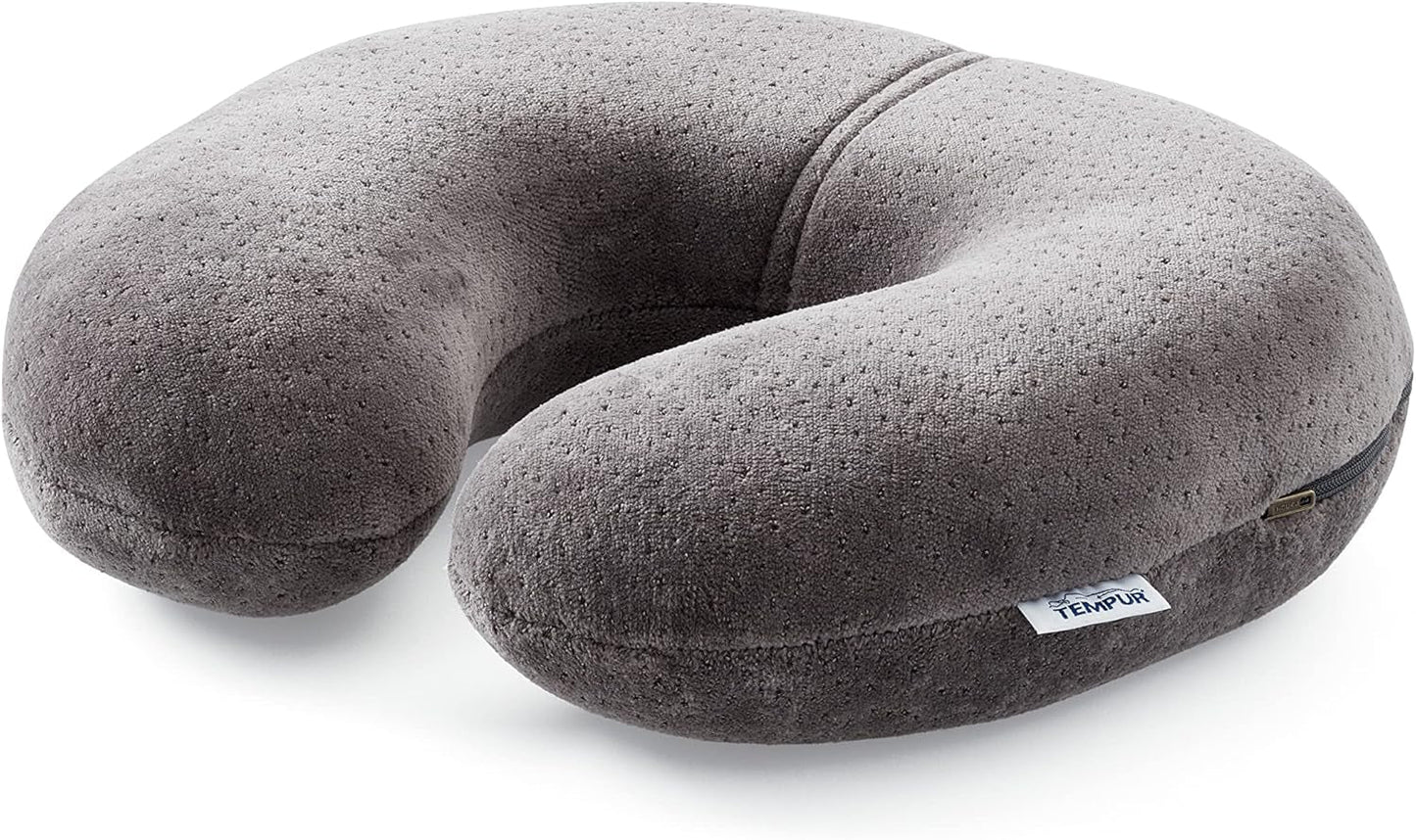 TEMPUR Transit Reiskussen Comfortabel visco-elastisch nekkussen Materiaal Ideaal voor reizen met bus, trein, auto of vliegtuig 30 x 28 x 8 cm