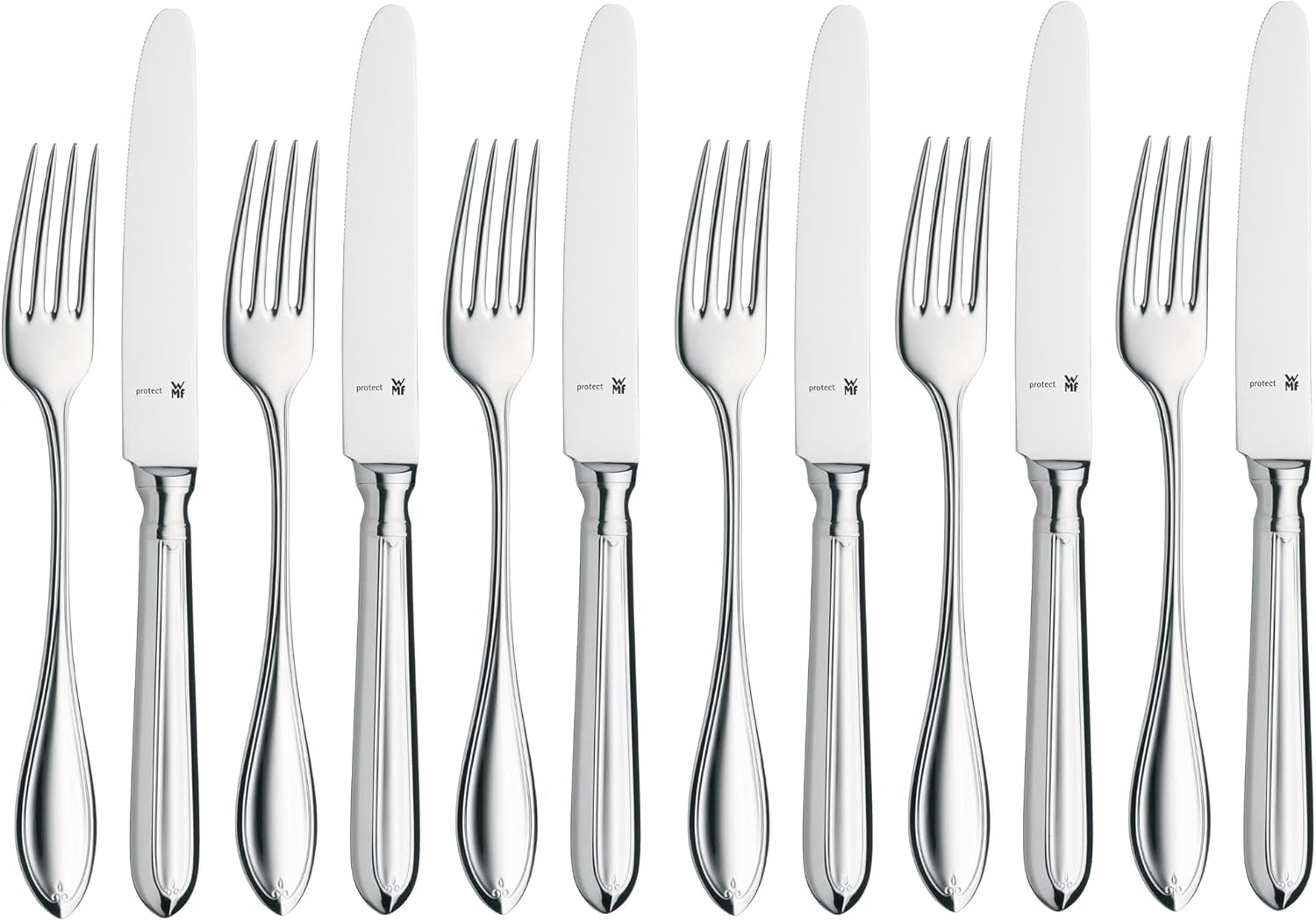 WMF Premiere, 12 stuks, voor 6 personen, bestek voor ontbijt Kitchen Naty Shop