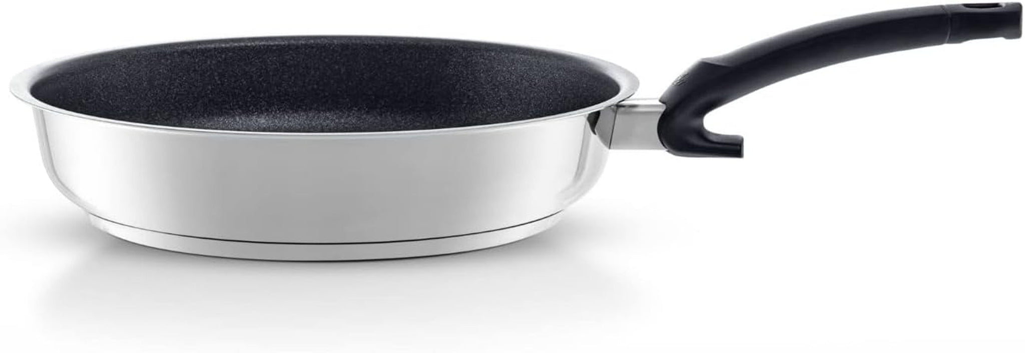 Fissler Adamant Premium, roestvrijstalen pan, antiaanbaklaag, krasbestendig - Inductiepotten en pannen Naty Shop 28 Cm