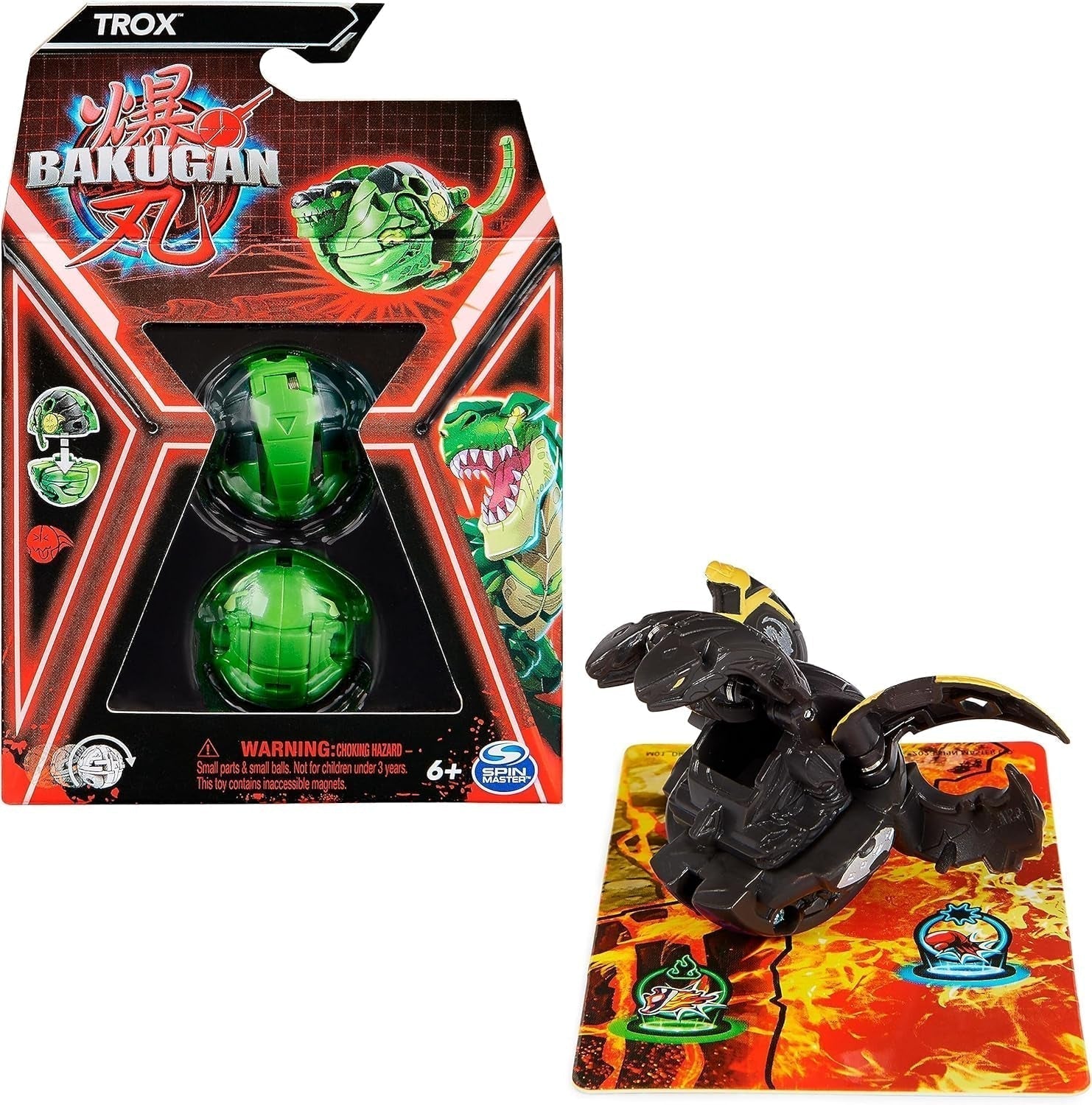 Bakugan 3.0 Core Ball 1-pack, aanpasbare actiefiguren met verzamelbare karakterkaart, verschillende varianten, voor kinderen vanaf 6 jaar Actiefiguren Naty Shop Ys/M