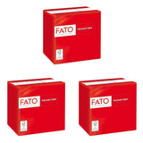 - Papieren wegwerpservetten, ideaal voor hapjes en cocktails, verpakking van 100 servetten, maat 24X24, 4 vouwen, 2 lagen, rode kleur, 100% puur cellulosepapier, Fsc-gecertificeerd