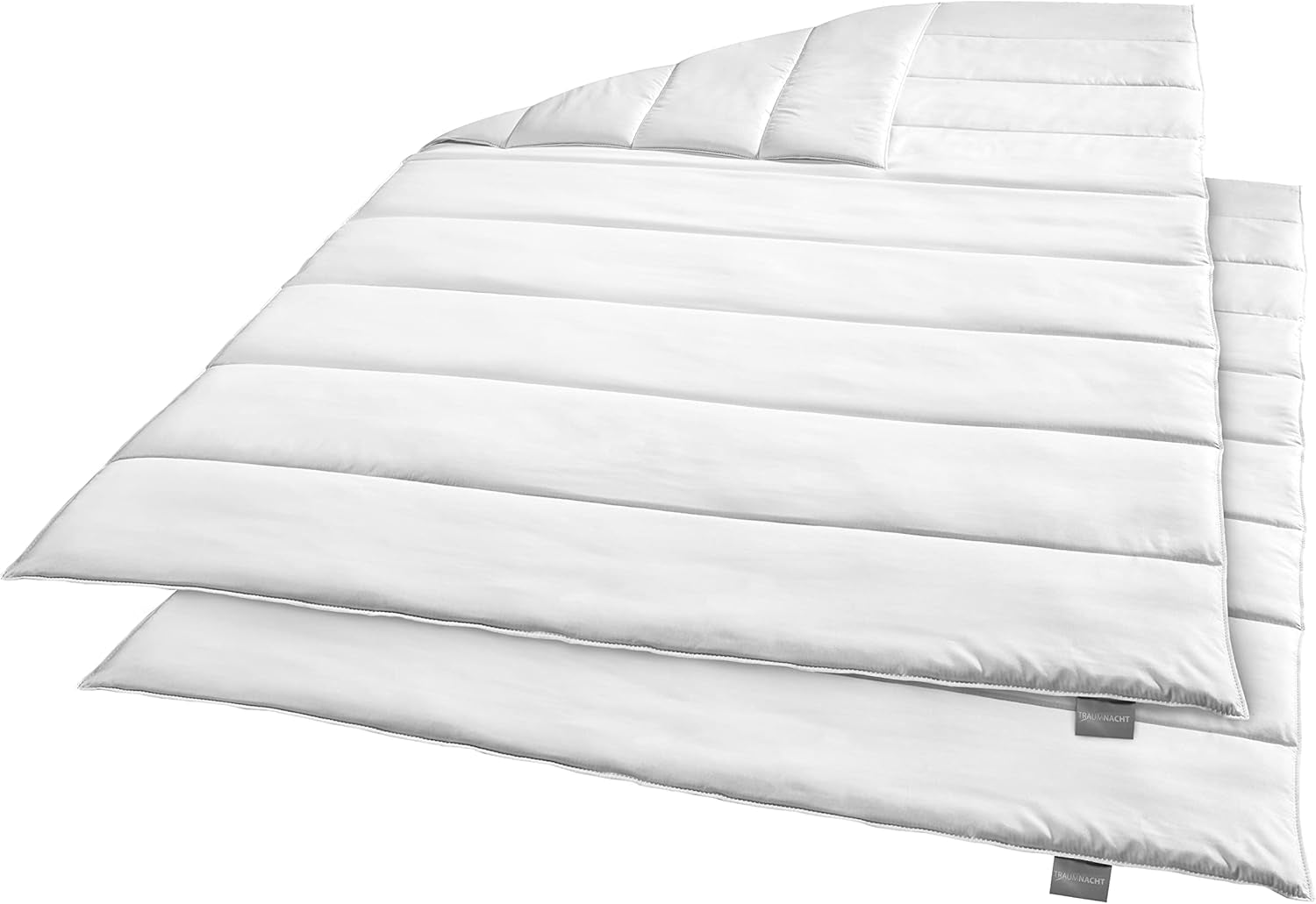 Traumnacht groen beddengoedset - All Seasons-dekbed 135x200 cm + kussen 80x80 cm, duurzaam met microvezelhoes, geproduceerd volgens Duitse kwaliteitsstandaard Quilts & Quilts Naty Shop All Seasons-dekenset (set van 2) 155 x 220