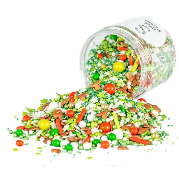 Super Streusel Hohoho Hagelslag Kerst - Feestelijke decoratie voor heerlijke taarten 90 g