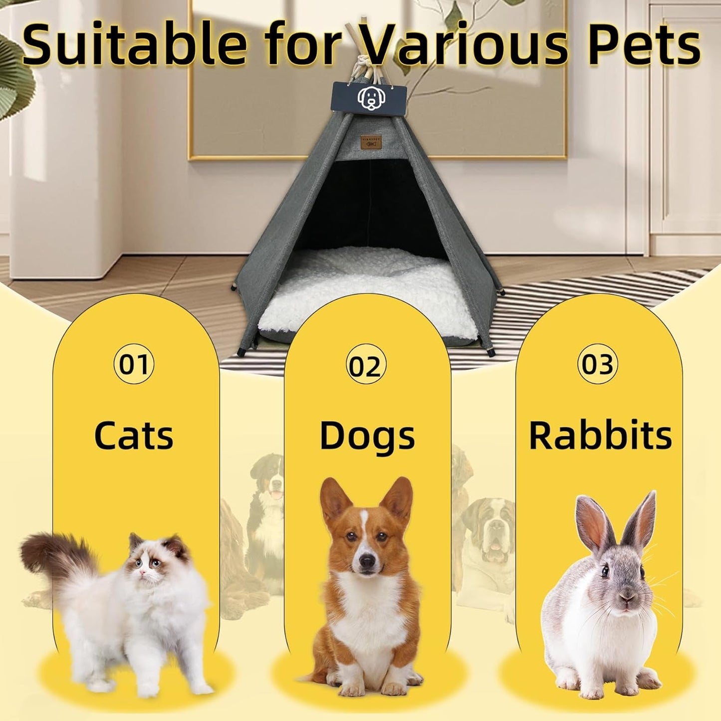 Dekens en meubels, Huisdieren, Grotten & Huizen, Katten, Kattenbedden, Katten - bedden, matrassen
