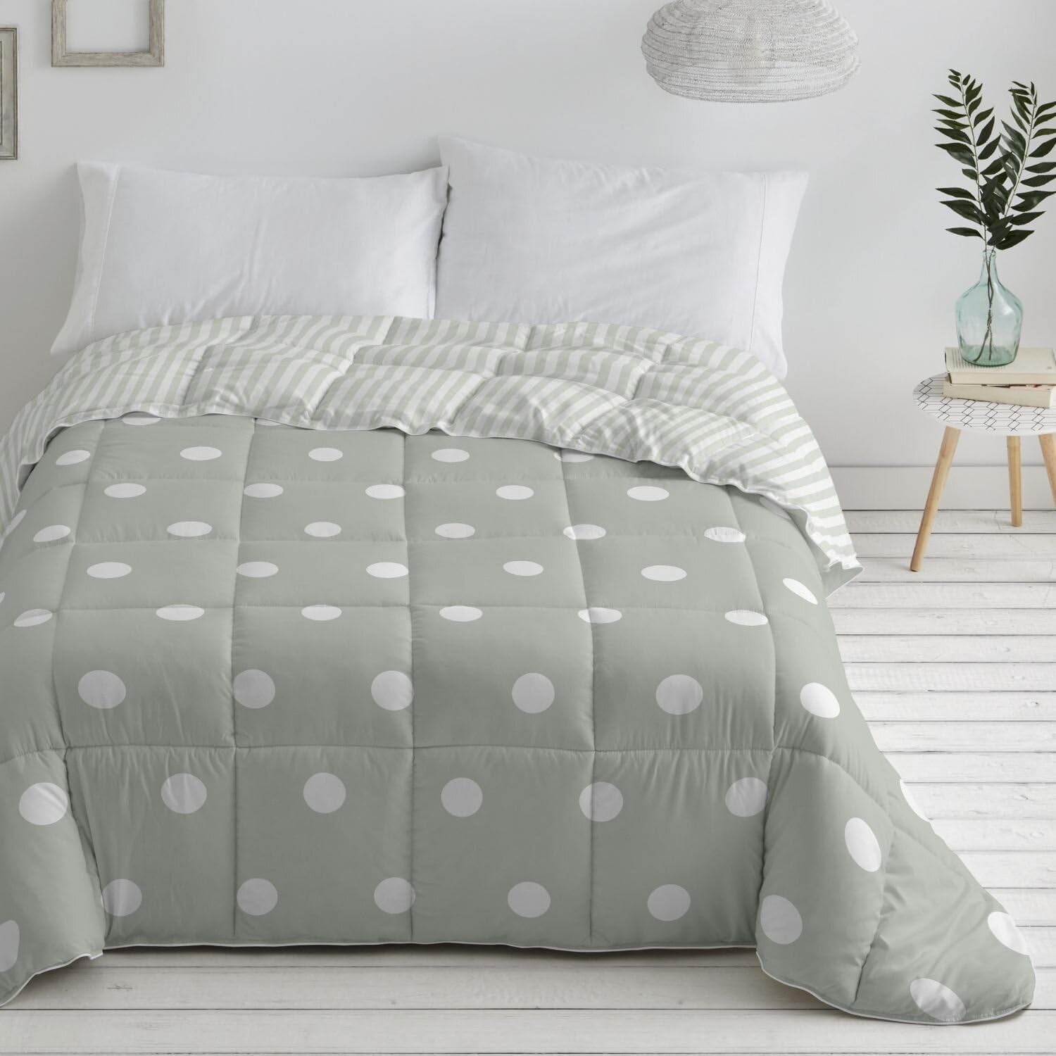 Dekbedovertrek, synthetisch, mintgroen, Ancho 150 tot 160 Cm Dekbedden en dekbedden Naty Shop