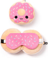 Puckator Reiskussen met Relaxeazzz Masker - Donut Reiskussens Naty Shop Standaardtitel