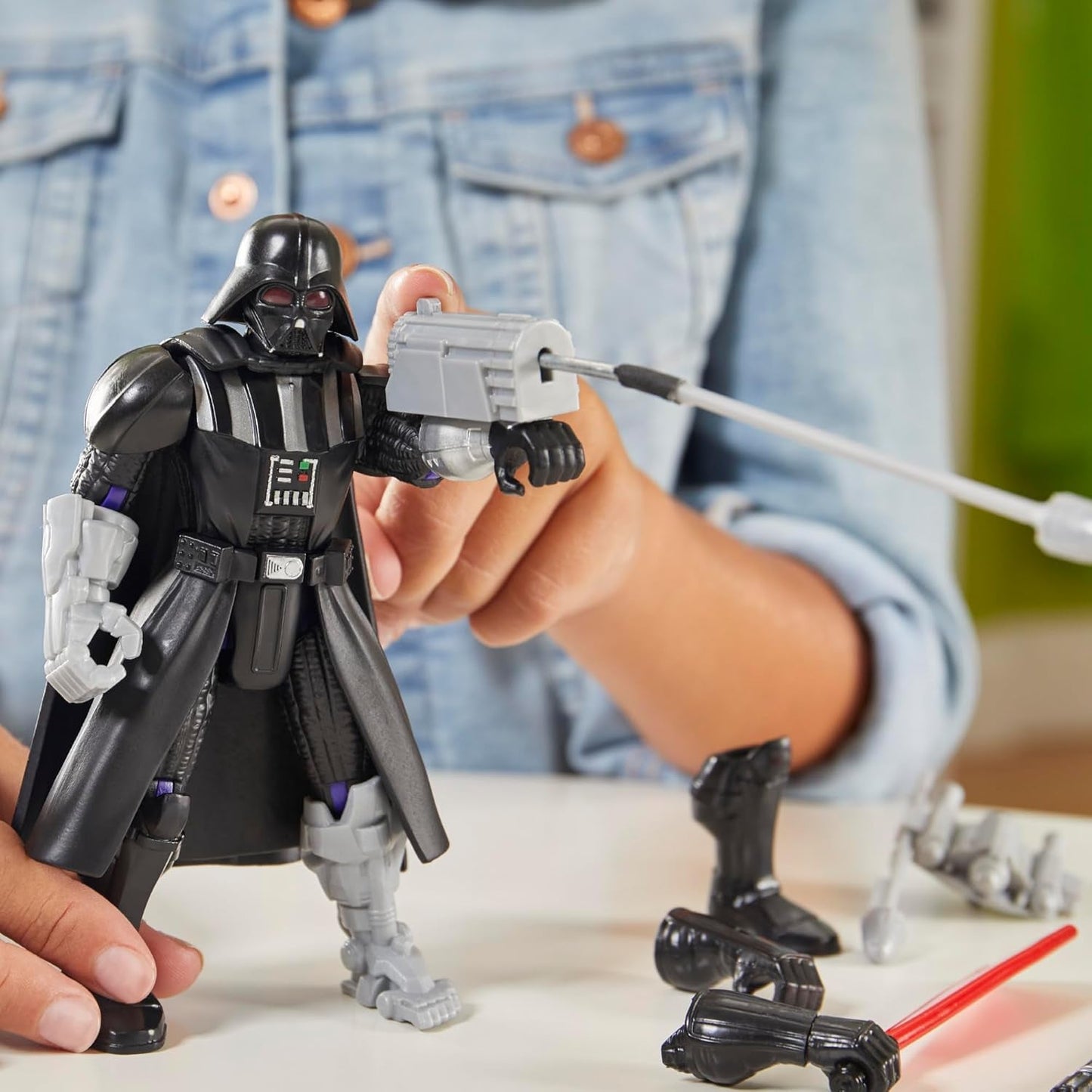 Star Wars Mixmashers Darth Vader Aanpasbare Mix-And-Match Deluxe actiefiguur en accessoires Actiefiguren Naty Shop