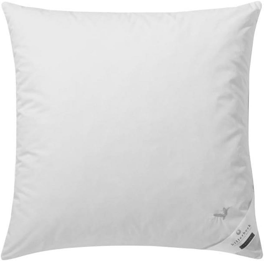 Billerbeck E04 Gold Edition 15 Kussen met stevige ondersteuning - 80 X 80 Cm - Allergievriendelijk Donskussen met zachte hoes Naty Shop Standaardkussens Standaardtitel
