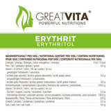 Greatvita Erythritol 1000 G | Kalorienfreie Süßungsmittel & Zucker-Alternatief | Zahnfreundlich, Gut Löslich & Glutenvrij | Ideaal voor getränke, desserts en zoetstoffen Naty Shop