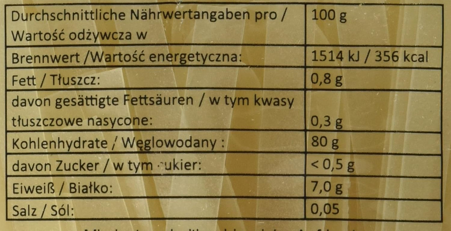 Rijstnoedels - Thaise, 10 mm brede rijstnoedels, gemaakt van rijstmeel - 17 x 400 g
