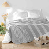 Douceur D'Intérieur, sprei (220 x 240 cm), grijs, katoen en polyester Douceur d'Intérieur bedden en dekens