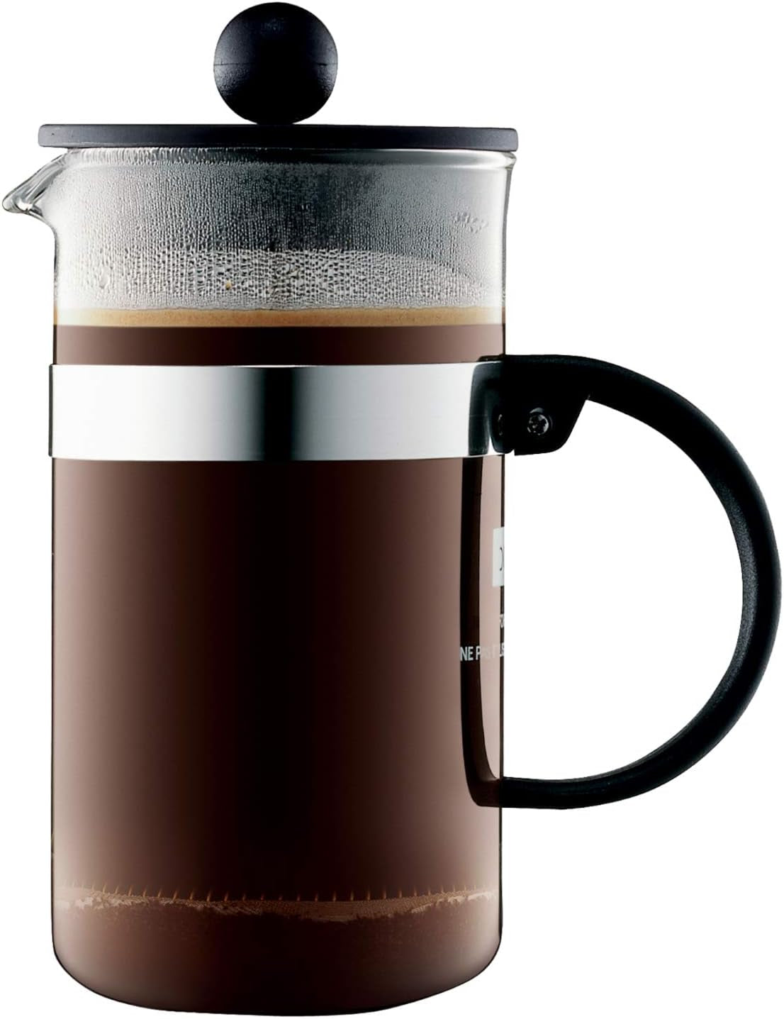 Bodum koffiezetapparaat 1582-01 bistroNOUVEAU (French Press-systeem, vaatwasmachinebestendig), 1,5 liter, zwart
