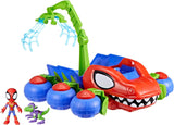 Marvel Spidey en zijn supervrienden Dino Crawler superheldenspeelset met Spidey- en Dino-figuren en transportspeelgoed voor kinderen vanaf 3 jaar Actiefiguren Naty Shop Dino Crawler