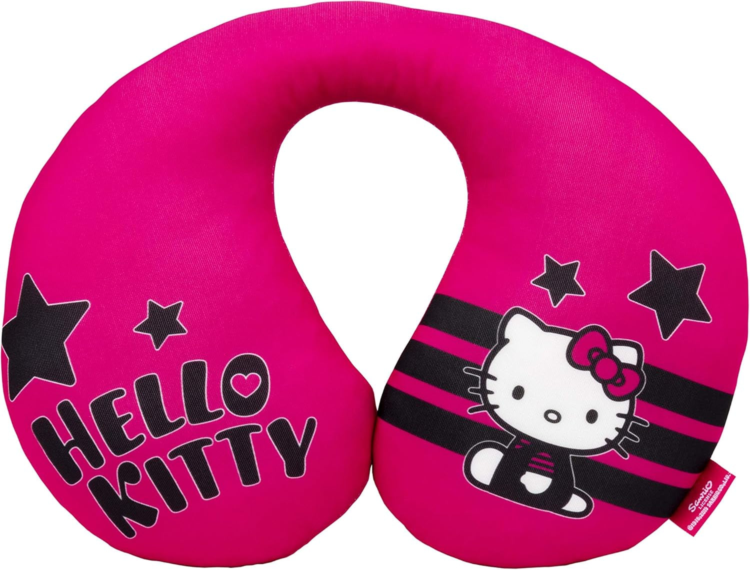 HELLO KITTY Sternekkussen voor jongens en meisjes. Comfortabel en functioneel. Universeel, 100% wasbaar. Naty Shop reiskussens