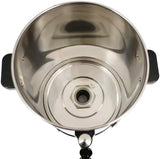 Saro espressomachine met rond filter - 6,75 L / 40 kopjes - RVS - zet- en warmhoudfunctie - veiligheidskraan - kijkglas - 1,5 kW - model SAROMICA 6005