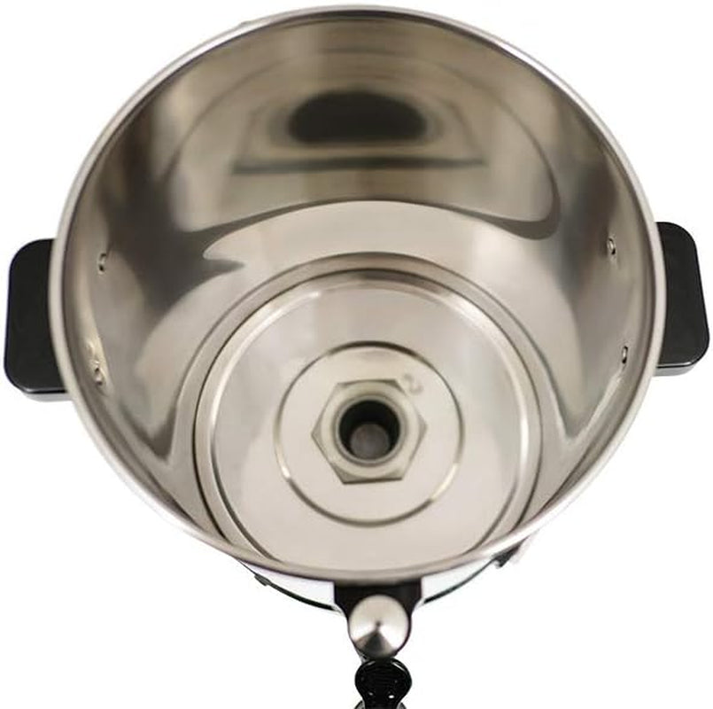 Saro espressomachine met rond filter - 6,75 L / 40 kopjes - RVS - zet- en warmhoudfunctie - veiligheidskraan - kijkglas - 1,5 kW - model SAROMICA 6005