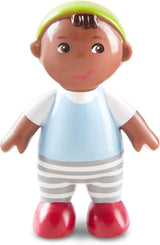HABA 306696 - Little Friends Family Time-speelset, flexibele poppenaccessoires, vanaf 3 jaar