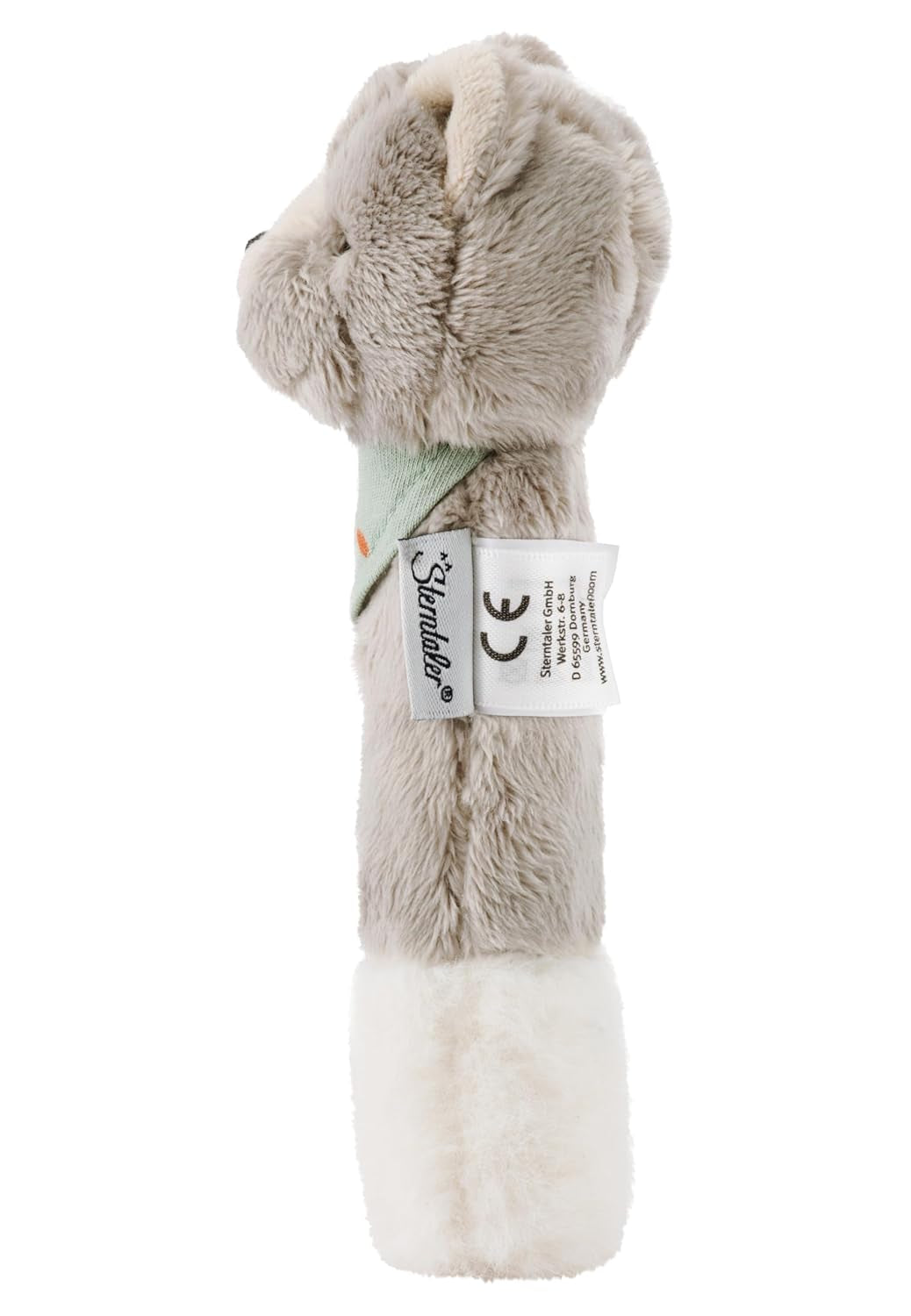 Sterntaler baby pieper kat Lilly - Zacht fleece babyspeelgoed - Grijpspeelgoed voor baby's - Eerste pogingen om te grijpen en te spelen, grijs Bebe Toys Naty Shop