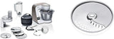 Bosch Series 4 MUM5X720 keukenmachine, geïntegreerde weegschaal, roestvrijstalen kom 3,9L, mixer 1,25L, 1000W Accessoires Voeding en borstvoeding Bebe Naty Shop Discpack Champagne Wit 2 accessoires