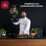 Gerlach Flow Besteck-Set 6 Personen Spülmaschinenfest Essbesteck Besteck Aus Edelstahl Messer Gabel Löffel Teelöffel Tafelbesteck Rostfrei 24 Stk, Zilverlänzend Kitchen Naty Shop