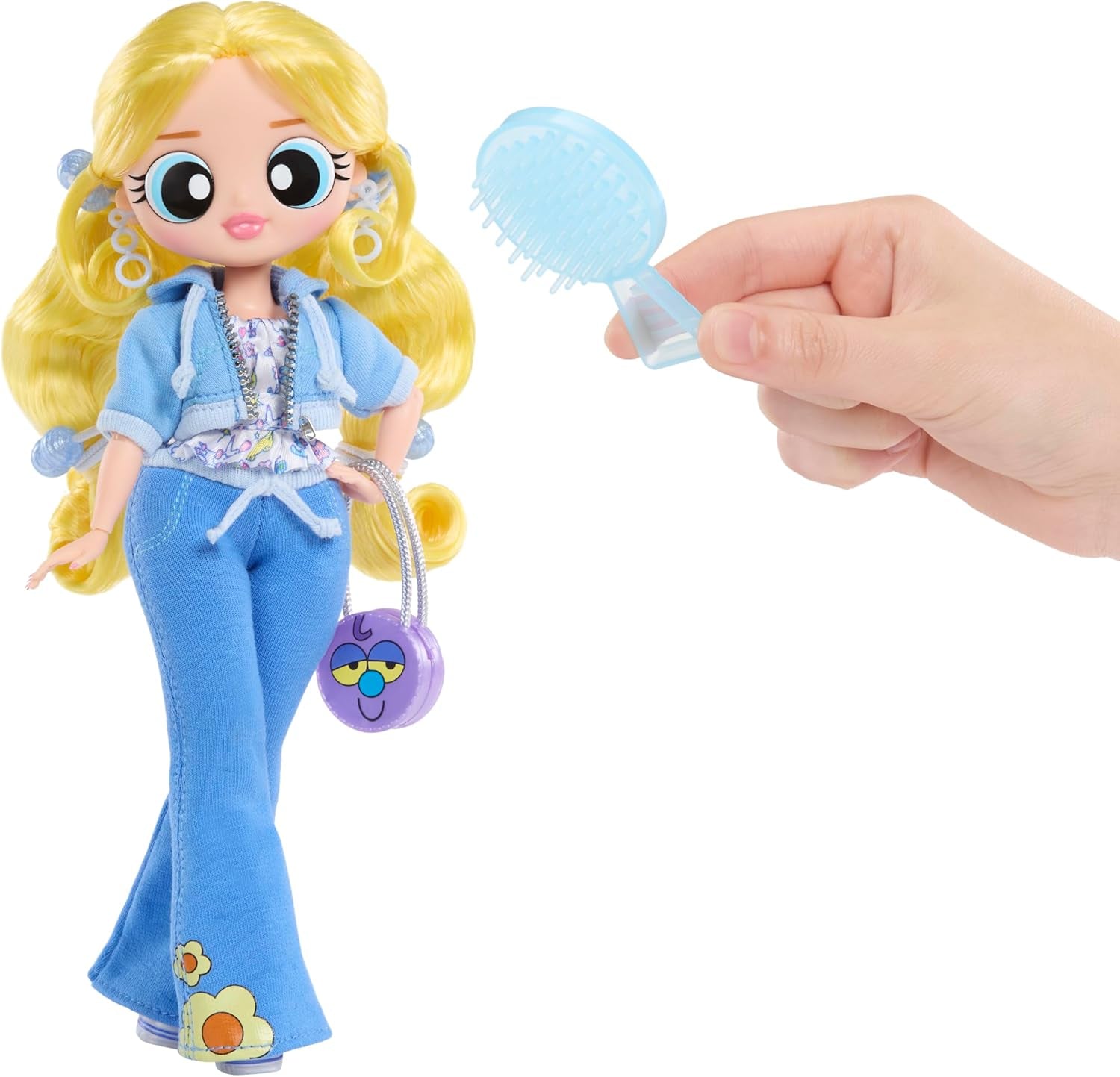 LOL. Verrassing! OMG The Powerpuff Girls Puppe - Bubbles - Enthält 1 Modepuppe, inclusief outfit en accessoires, 3 samen