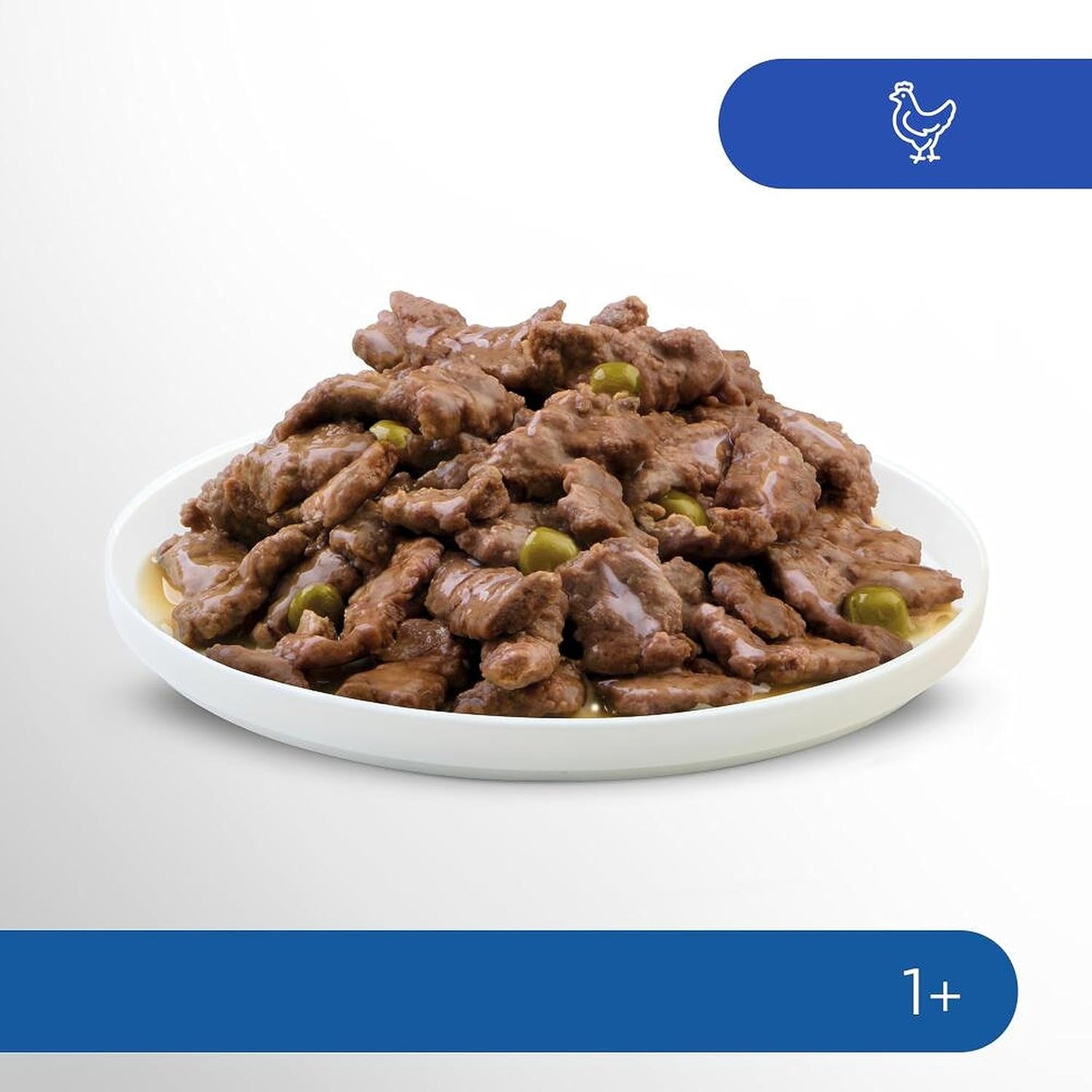 PERFECT FIT™ Zakjes voor katten, binnen, met kip, 12 x 85 g