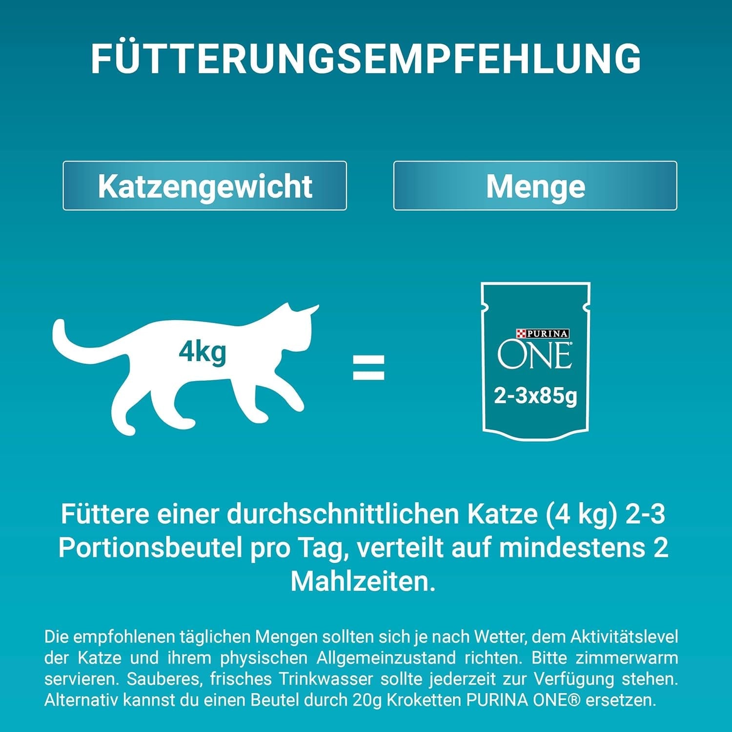 PURINA ONE Senior 7+ nat kattenvoer, malse stukjes in kippensaus, verpakking van 26 (26 x 85 g)