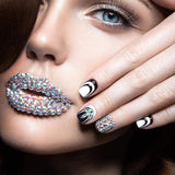 3200 nagelstenen set FITDON veelvormige glazen AB-stenen en heldere diamantglitter AB-stenen voor nagelkunstdecoratie doe-het-zelf-sets sieraden sleutelhangers nagelaccessoires