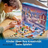 LEGO City Adventskalender 2024, Adventscadeau voor kinderen vanaf 5 jaar, 24 verrassingen, minifiguren in kerstoverall, Kerstman en mevrouw de Kerstman, Kerstcadeau 60436 Bouwsets Besuche den LEGO-Store