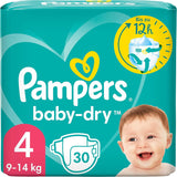 Pampers (oude versie), slipje, maat 4, 9 kg-15 kg, pakket van drie (1 x 88 luiers)