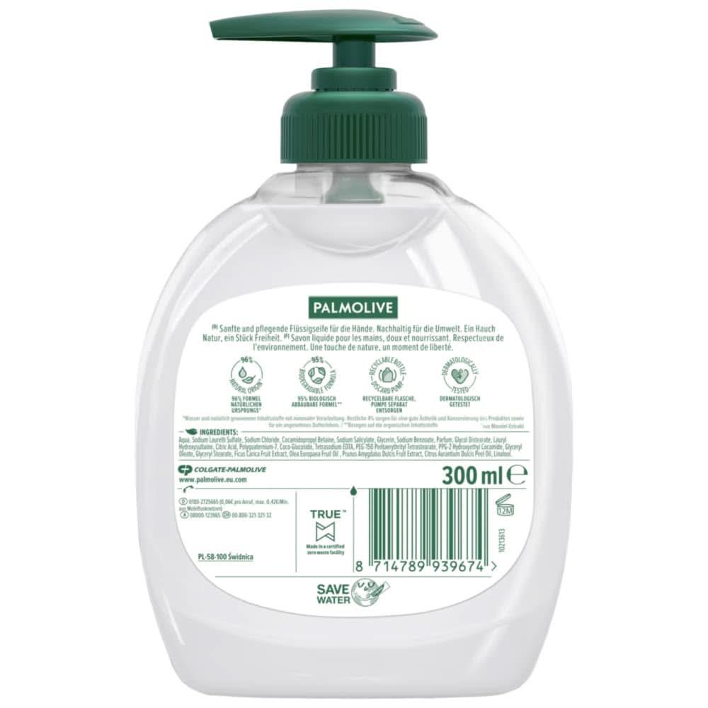 Palmolive Vloeibare handzeep, set 6 x 300 ml Naty Shop